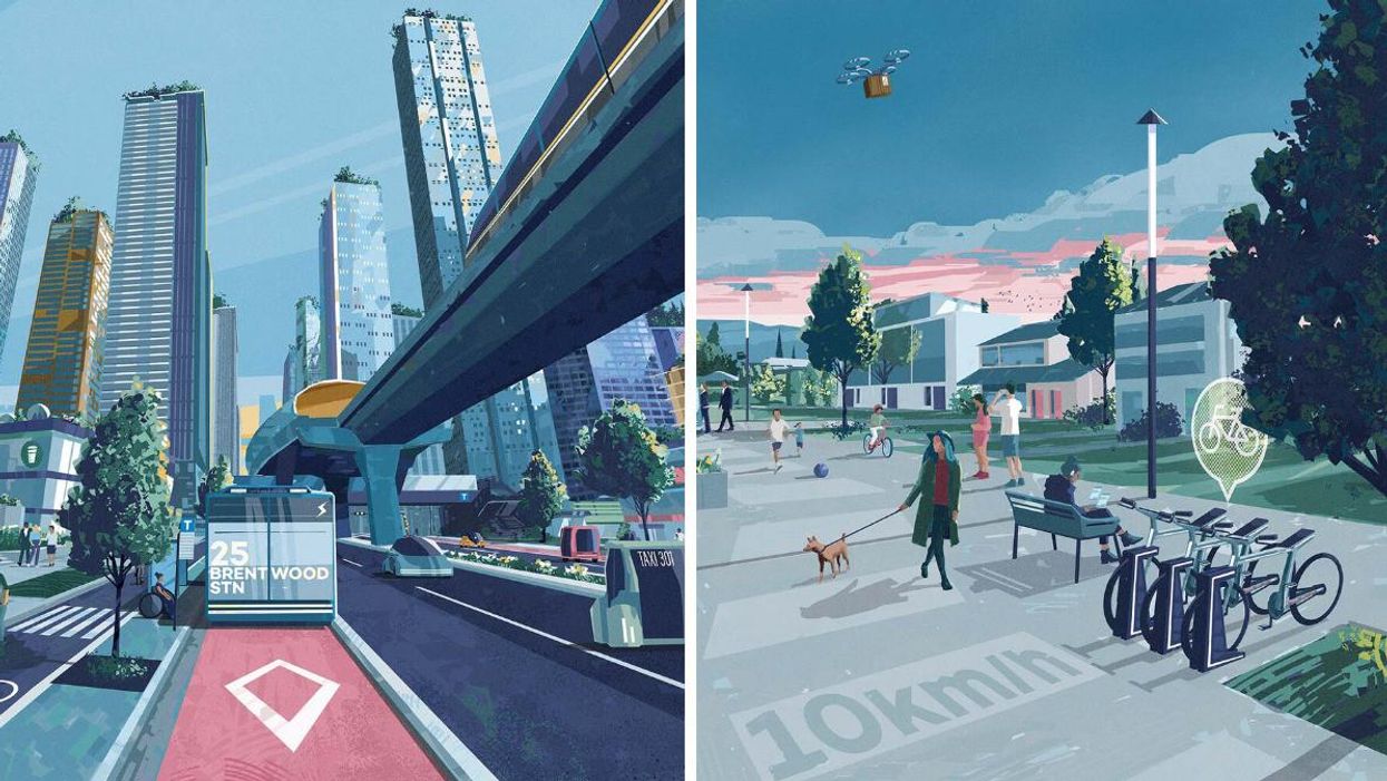 These Photos Show What Vancouver Transit Could Look Like In 2050 & It's Mind-Blowing