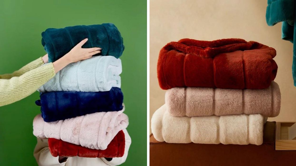 These Ridiculously Soft Faux Fur Throw Blankets Are On Sale For Just $25 At Indigo