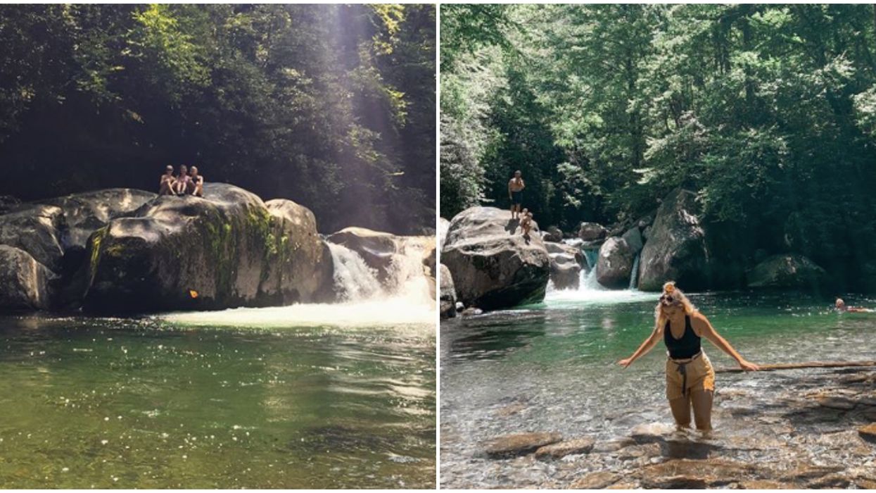 This 1.5-Mile Hike In North Carolina Will Lead You To An Emerald Green Pool & Waterfall