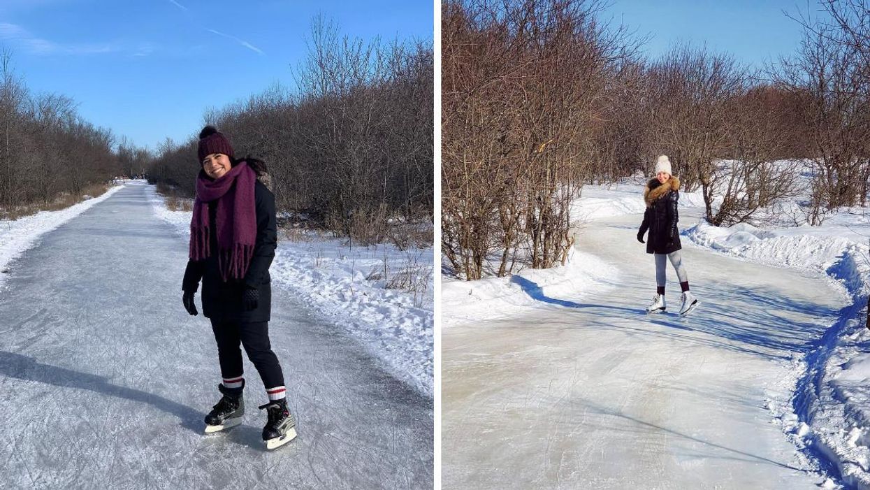 This 3.5-km Skating Trail Near Ottawa Takes You Through A Glistening Forest