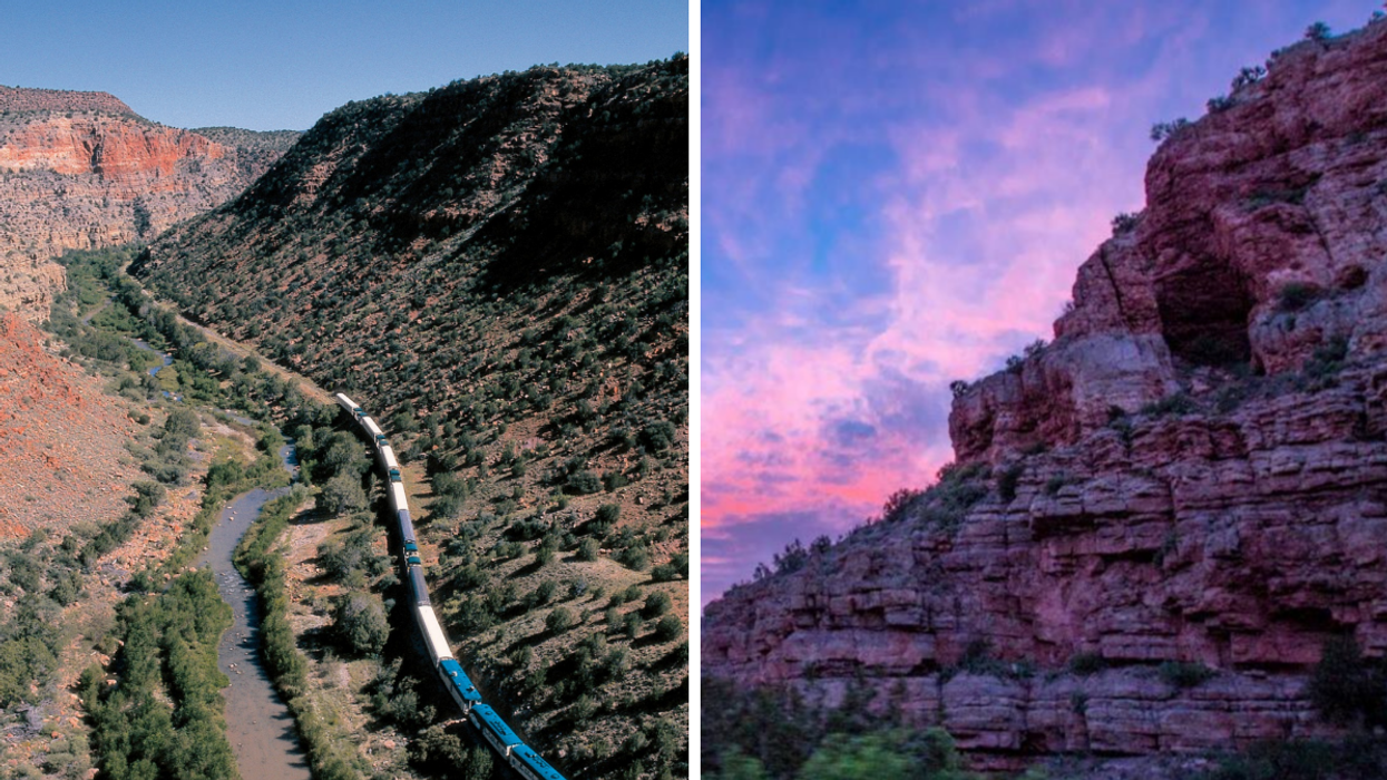 This 4-Hour Arizona Riverside Train Ride Takes You Through Rare Nature & Wildlife