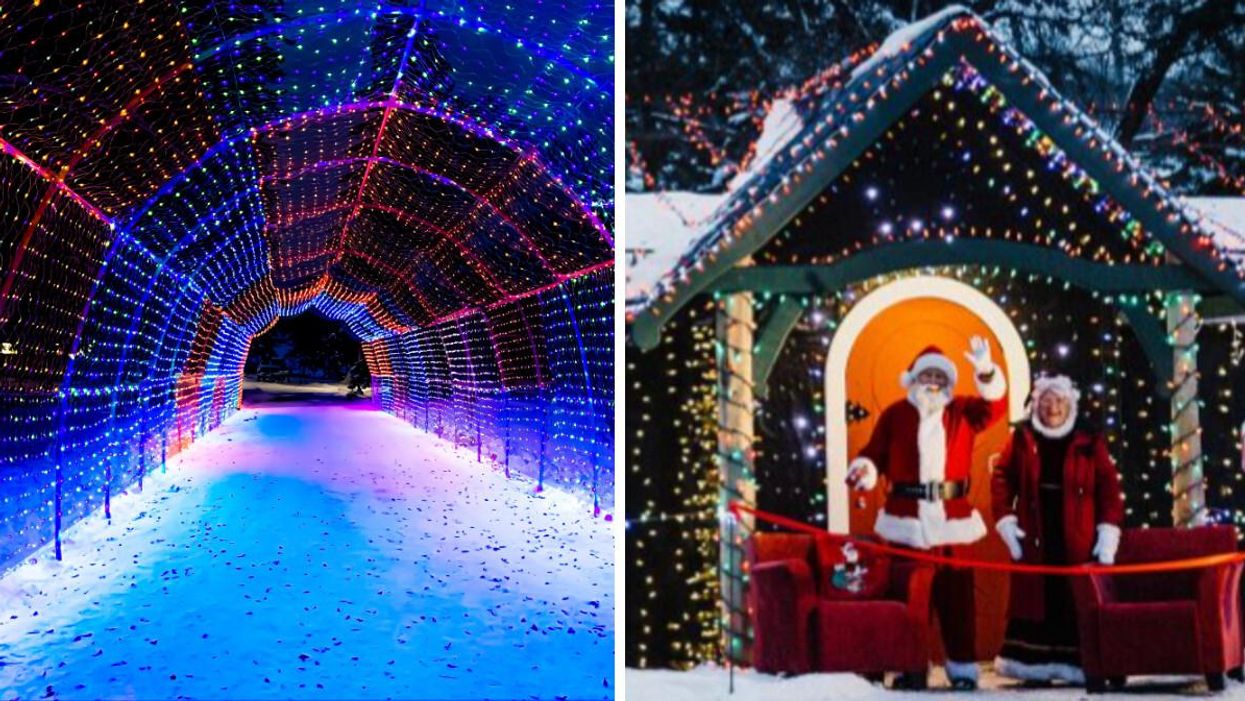 This 7-Acre Magical Light Display Near Edmonton Is Bringing All The Christmas Cheer