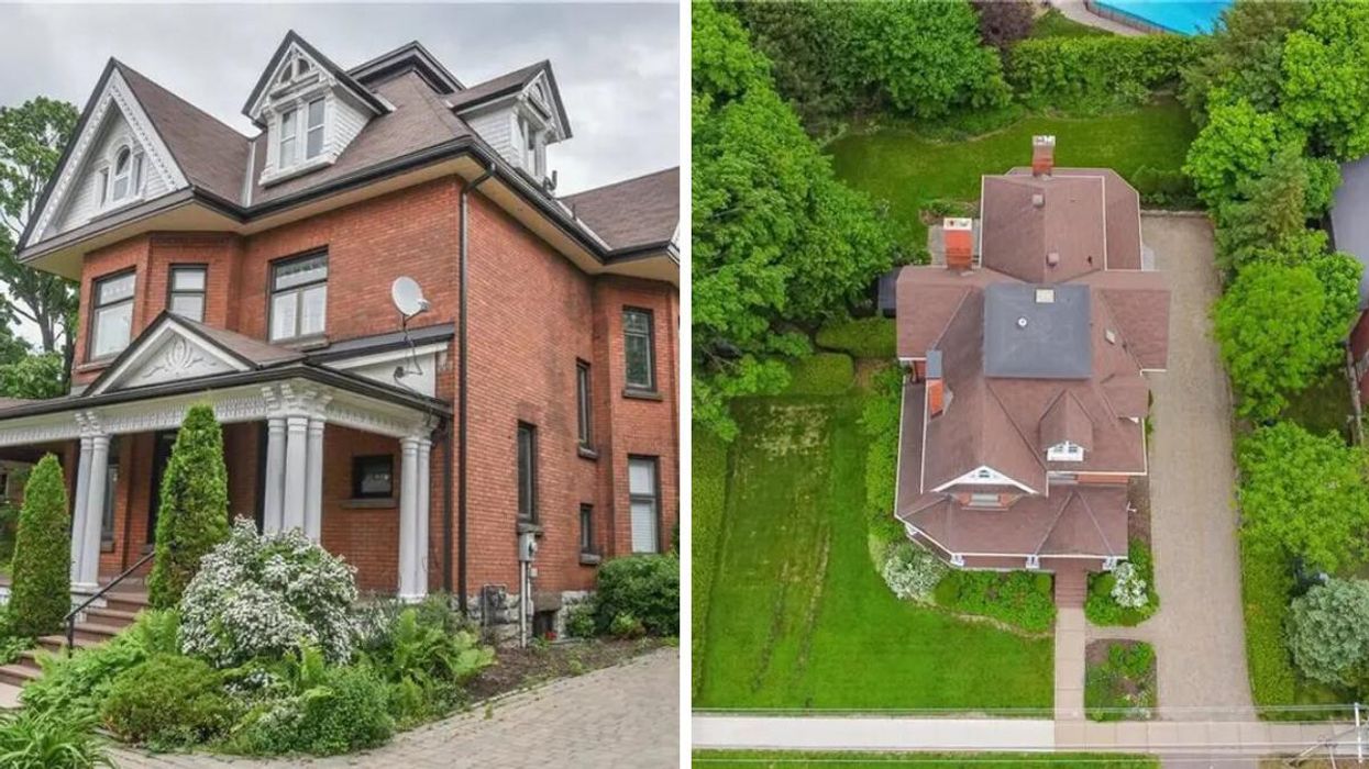 This $750K Mansion For Sale In Ontario Has Over 20 Rooms & A Giant Wine Cellar (PHOTOS)
