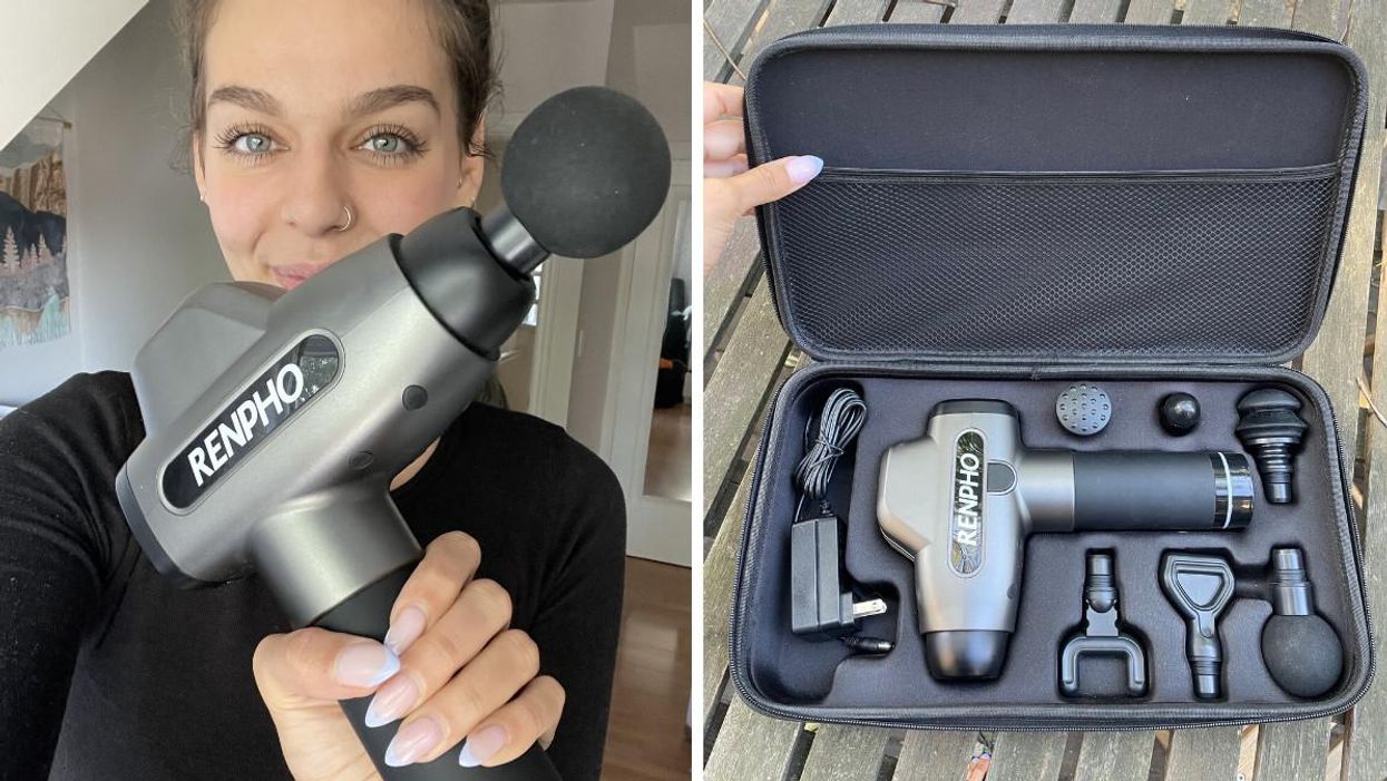 This Affordable Massage Gun On Amazon Canada Will Knead All Of Your Troubles Away
