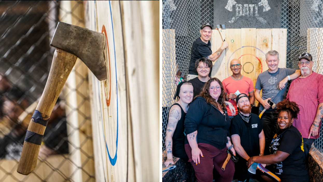 This Axe Throwing Location Is The Perfect Activity To Upgrade Your Holiday Parties