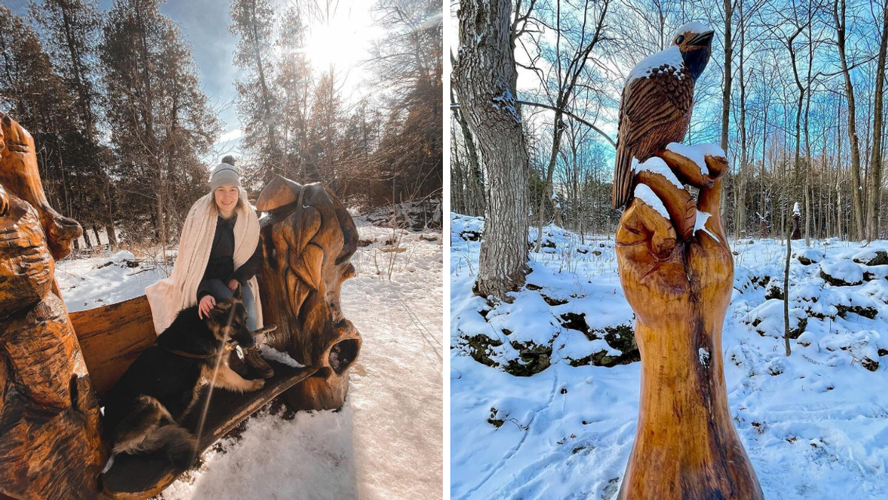 This Boardwalk Trail In Ontario Runs Through An Enchanted Forest Full Of Magical Creatures