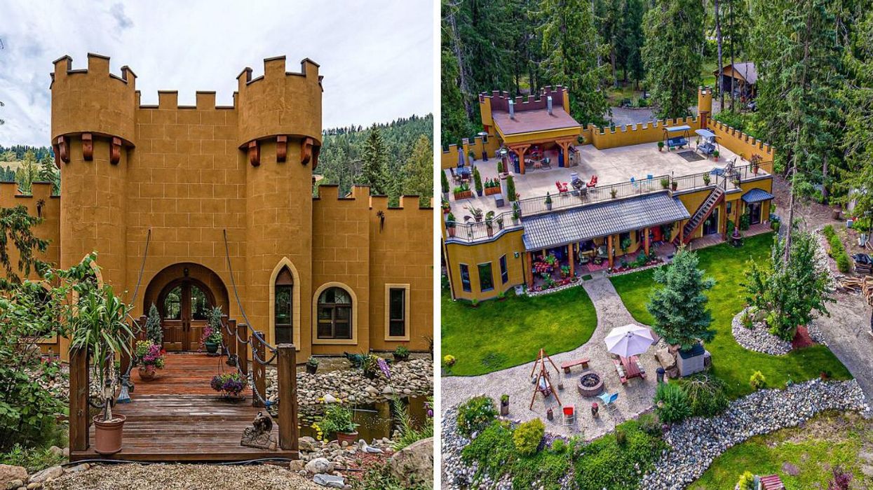 This Castle For Sale In BC Is Right Out Of A Fairytale & It Even Has A Drawbridge