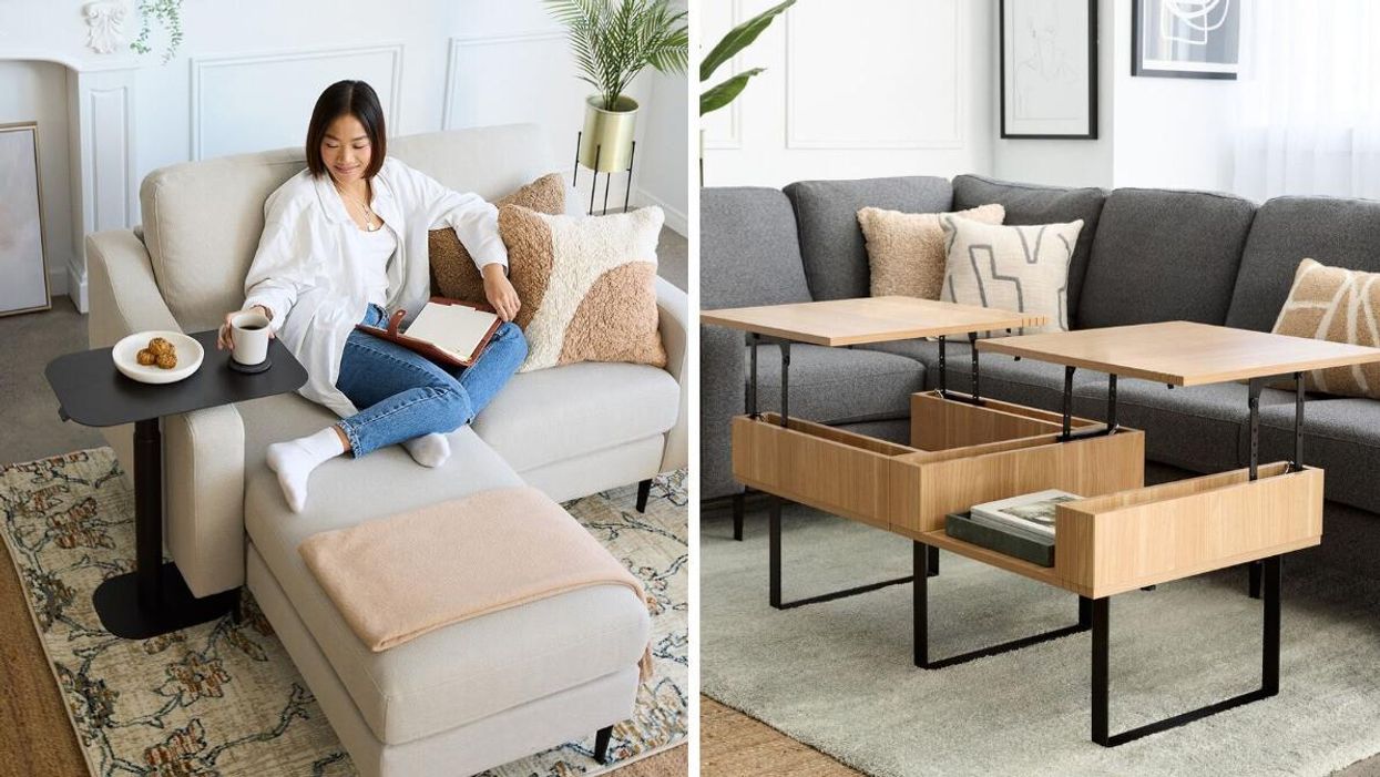This Chic Coffee Table Turns Into A Desk & It's Made By A Canadian Company You Need To Know