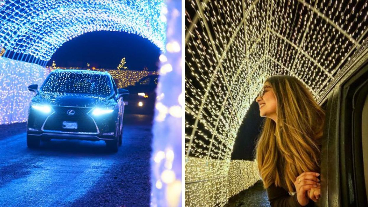 This Christmas Drive-Thru In BC Has 1 Million Twinkling Lights & It's Super Magical