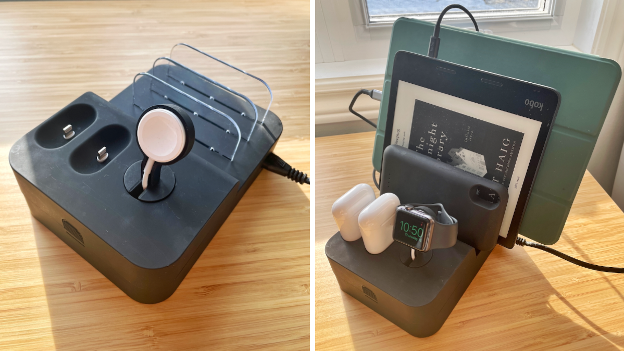 This Device Charges Your iPhone, AirPods & Apple Watch All At The Same Time So Goodbye Clutter