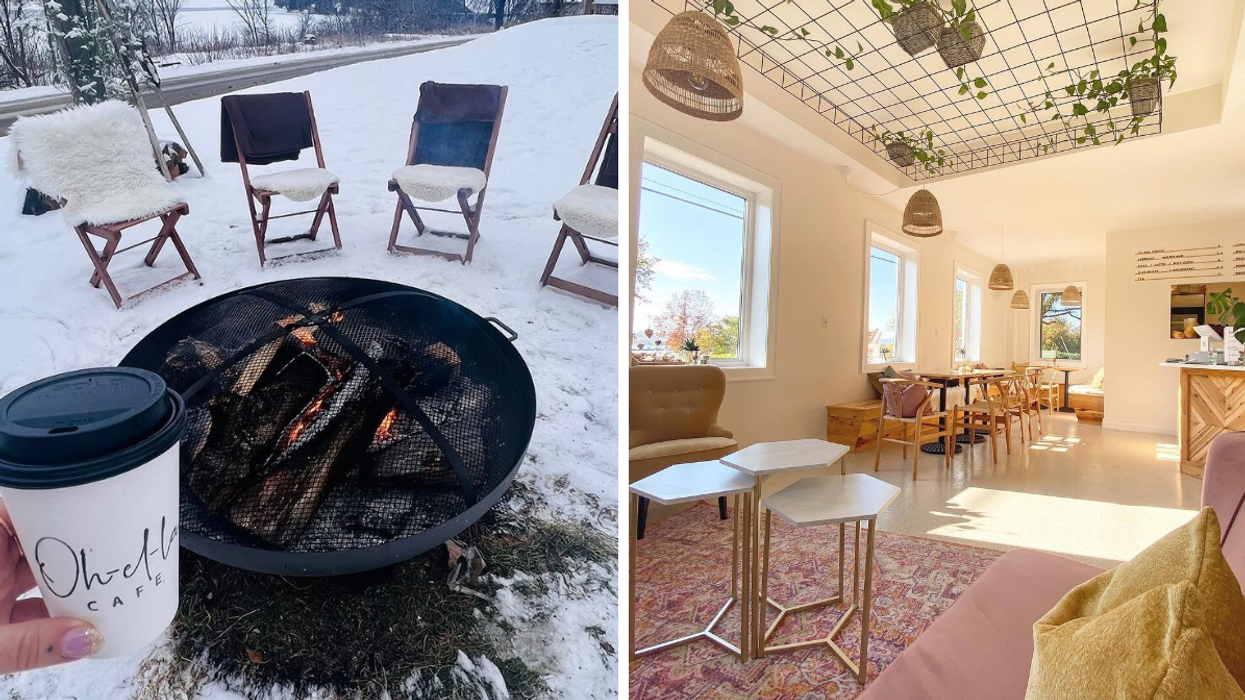 This Dreamy Café Near Ottawa Has A Fire Pit Overlooking A Lake Where You Can Sip Coffee
