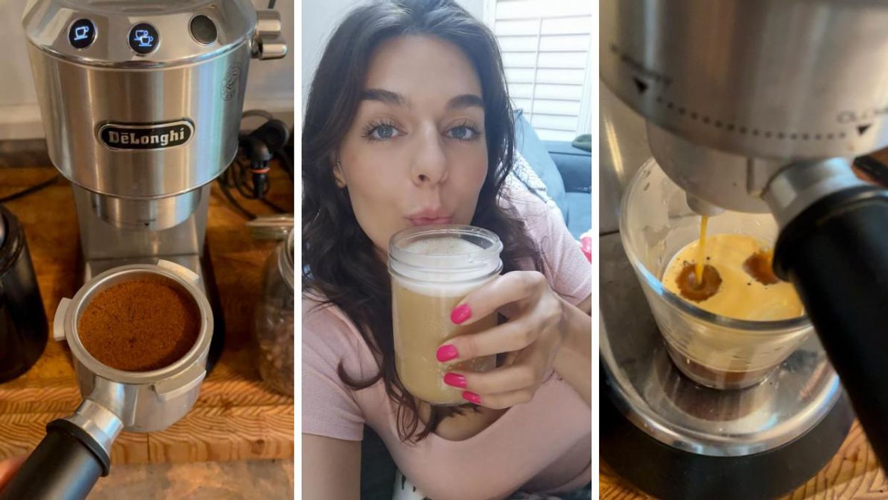 This Espresso Machine On Amazon Canada Is $100 Off RN & I'm Obsessed With It