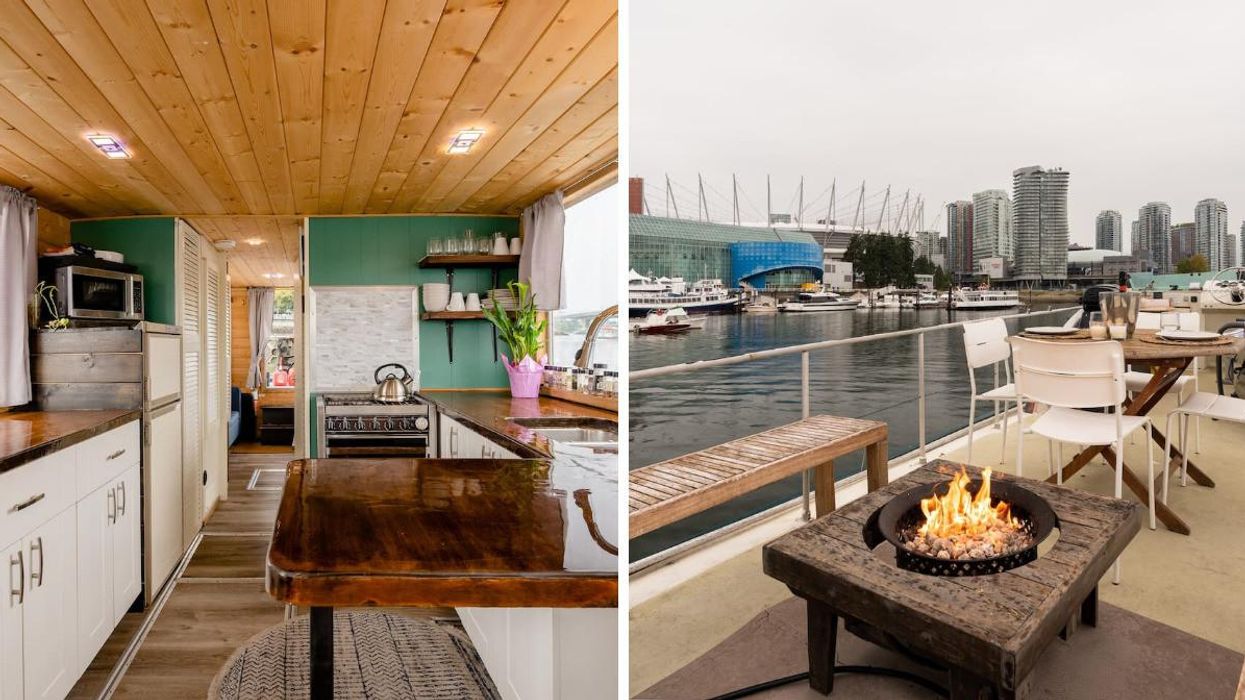 This Floating 'Love Nest' Was Just Named One Of The Most Romantic Airbnbs In Canada