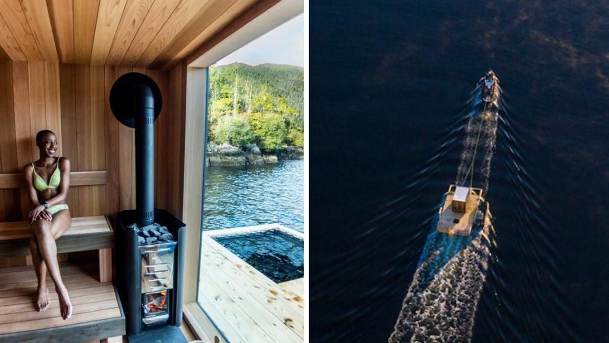 This Floating Sauna Lets You Get Toasty In The Middle Of The Pacific Ocean