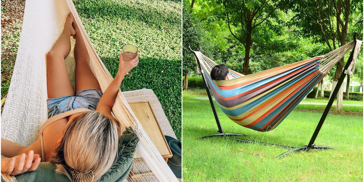 Amazon free standing hammock outlet