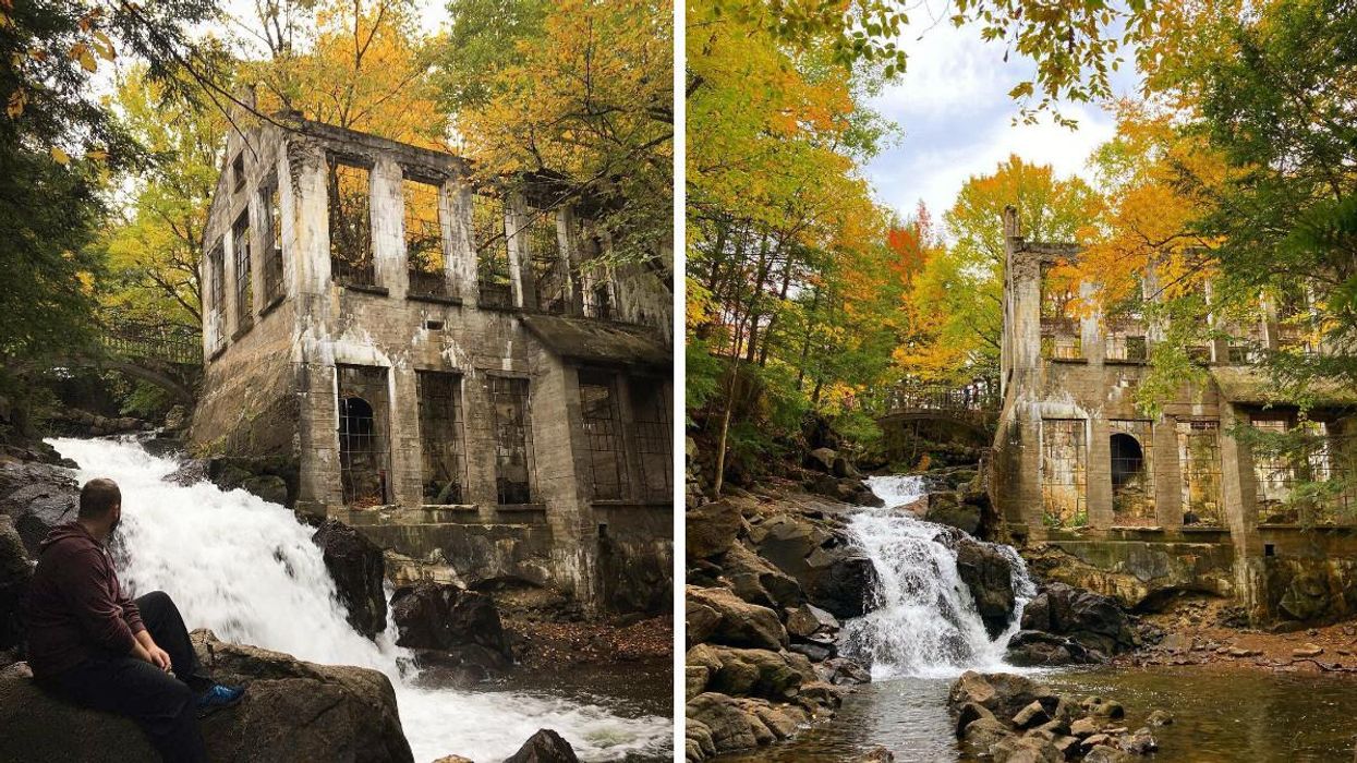This Gatineau Park Trail Near Ottawa Takes You Past Colourful Leaves, A Waterfall & Ruins