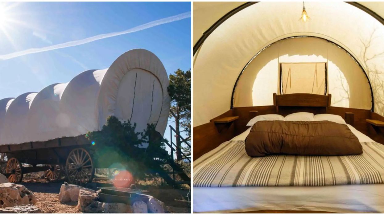 This Glamping Wagon In Utah Feels Like You're In The Wild Wild West