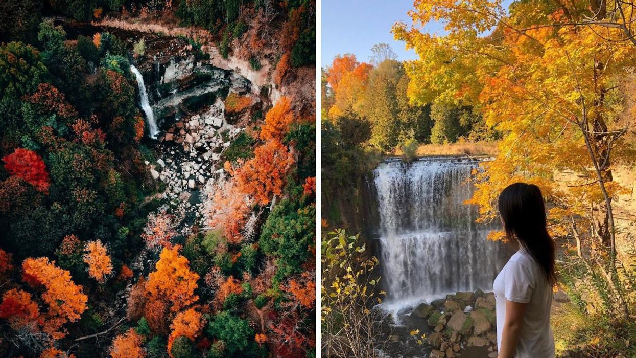 This Hamilton Hiking Trail Takes You To 2 Spectacular Lookouts Over A Cascading Waterfall