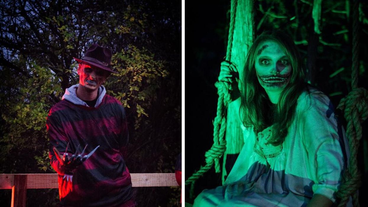 This Haunted Trail Near Toronto Has Actors Lurking In The Dark & All You Have Is A Lantern