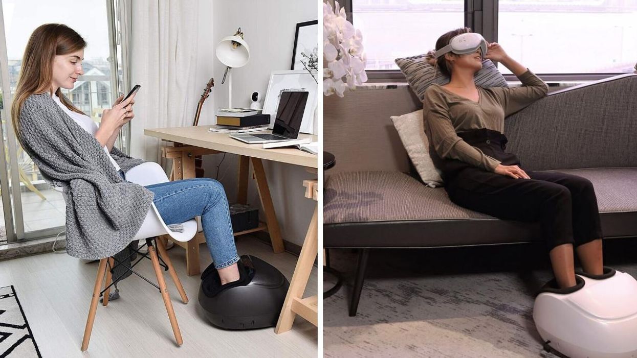 This Heated Foot Massager On Amazon Canada Can Put The Pep Back In Your Step