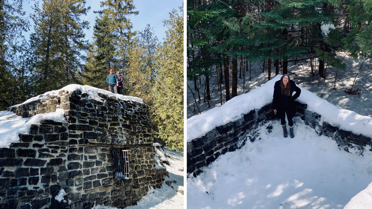 This Hidden Ottawa Hiking Trail Will Lead You Past Snow-Covered Ruins (PHOTOS)