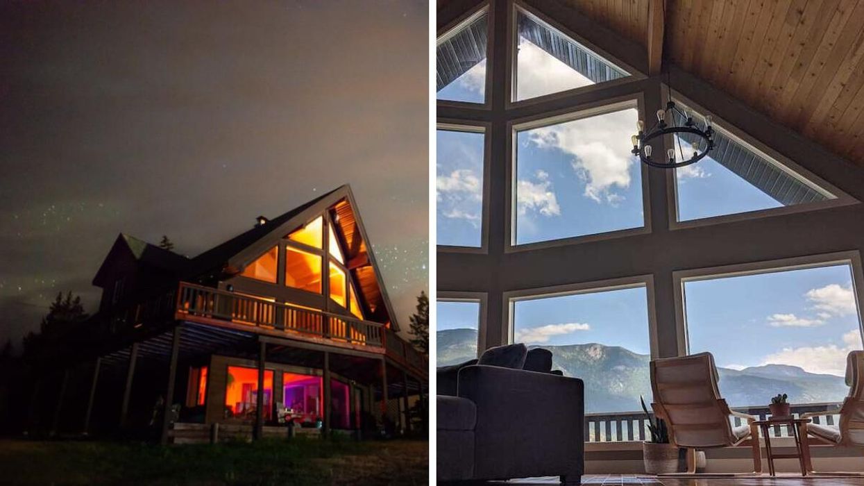 This Huge Lake Chalet In BC Is Just $50/Night If You Split It With Your Crew