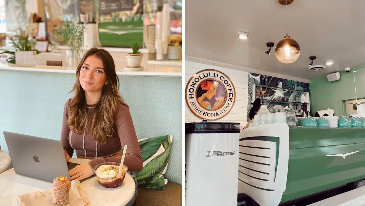 This Is My Favourite Coffee Shop In Vancouver & It Feels Like You're On The Beach In Hawaii
