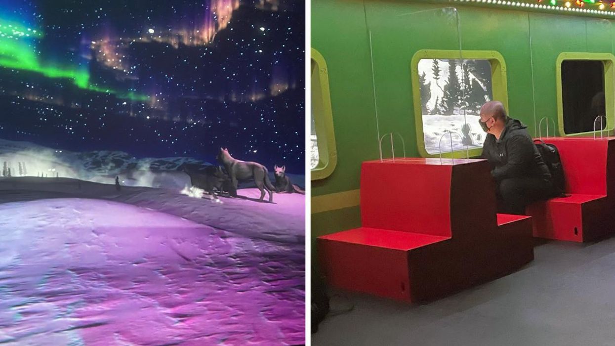 This Light Show Near Toronto Takes You On A Starlit Train Ride To The North Pole