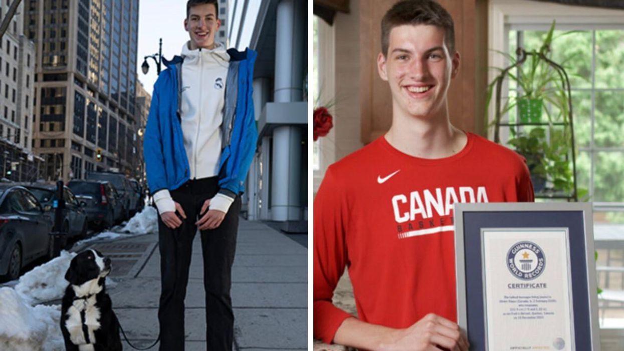 This Lofty Canadian Has Just Been Crowned The Tallest Teenager By Guinness World Records