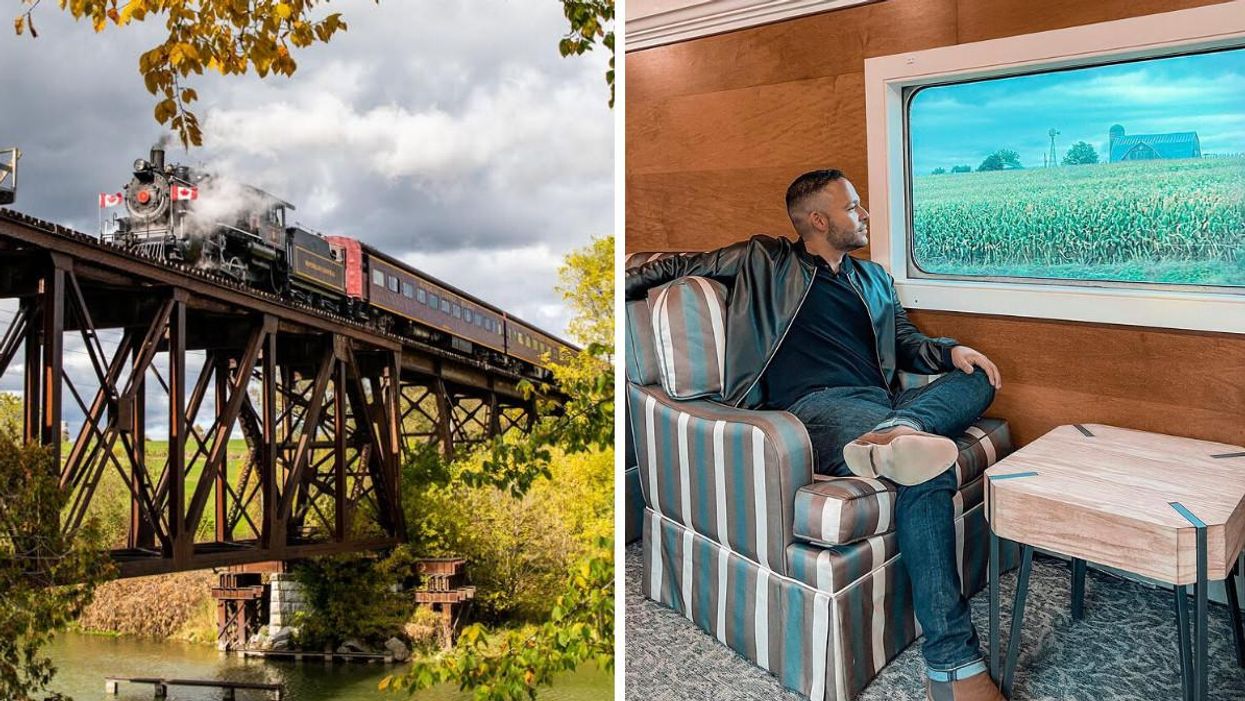 This Magical Train Near Toronto Will Take You Through Fall Colours & Over 2 Scenic Bridges
