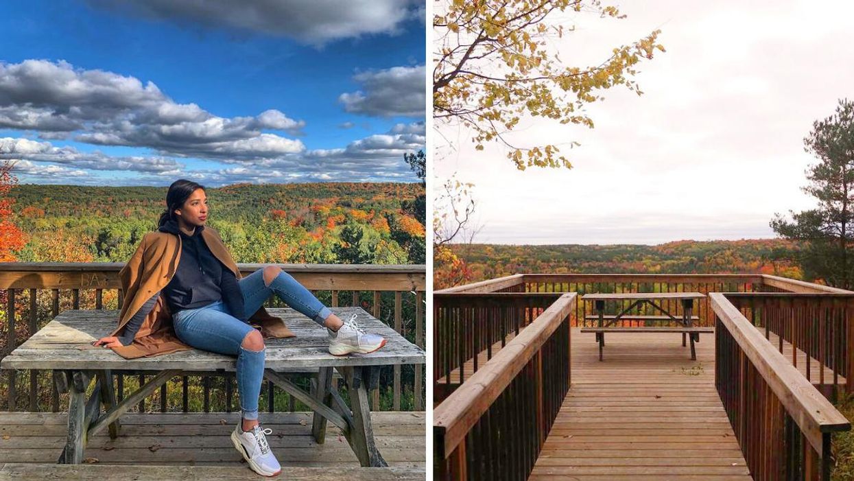 This Magnificent Trail Near Toronto Takes You Through Colourful Trees To A Hidden Lookout
