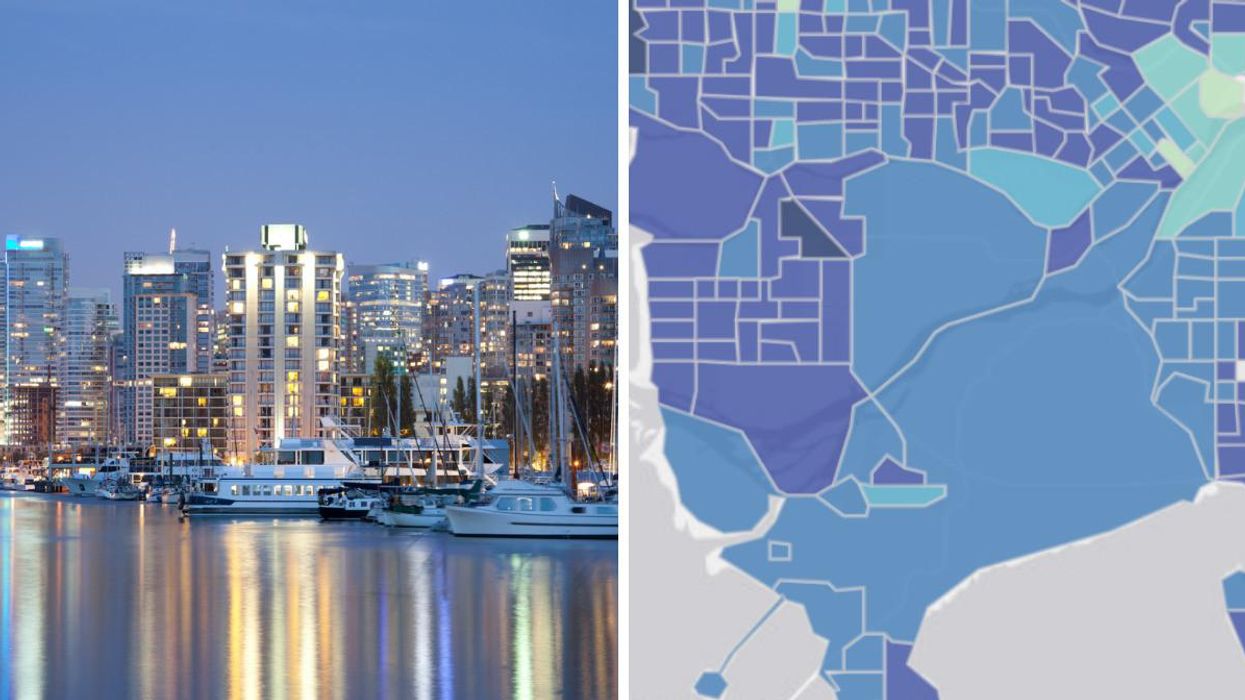This Map Of Vancouver Shows How Long You're Expected To Live & It Varies By Almost 10 Years