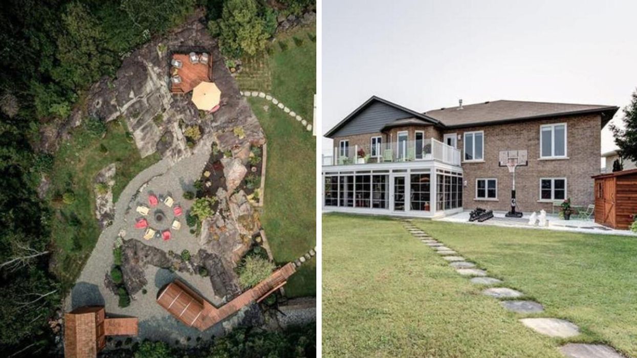 This Massive Ontario Home With 11 Rooms Is Under $1M & Is Basically Its Own Mini Resort