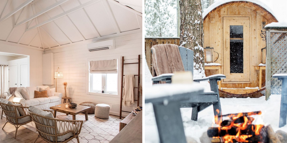 This new Airbnb stay in Ontario is a luxury beach cabin that feels like