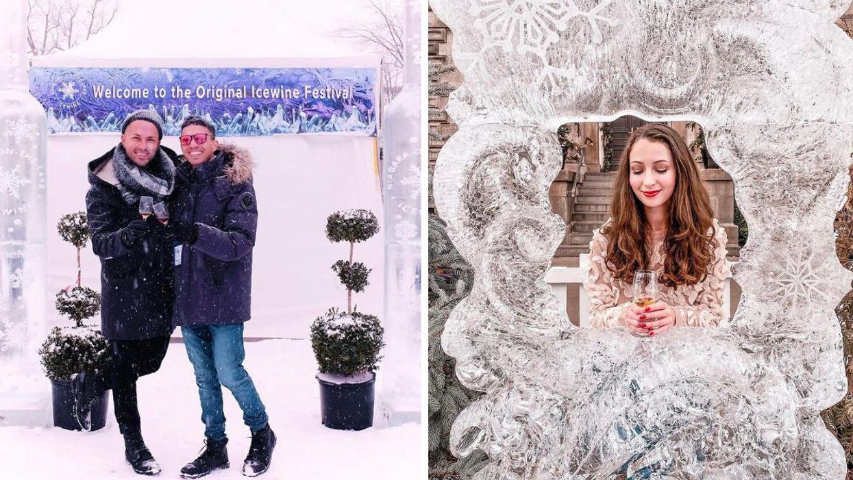 This Niagara Festival Has A Glistening Icewine Village & You Can Sip In A Winter Wonderland