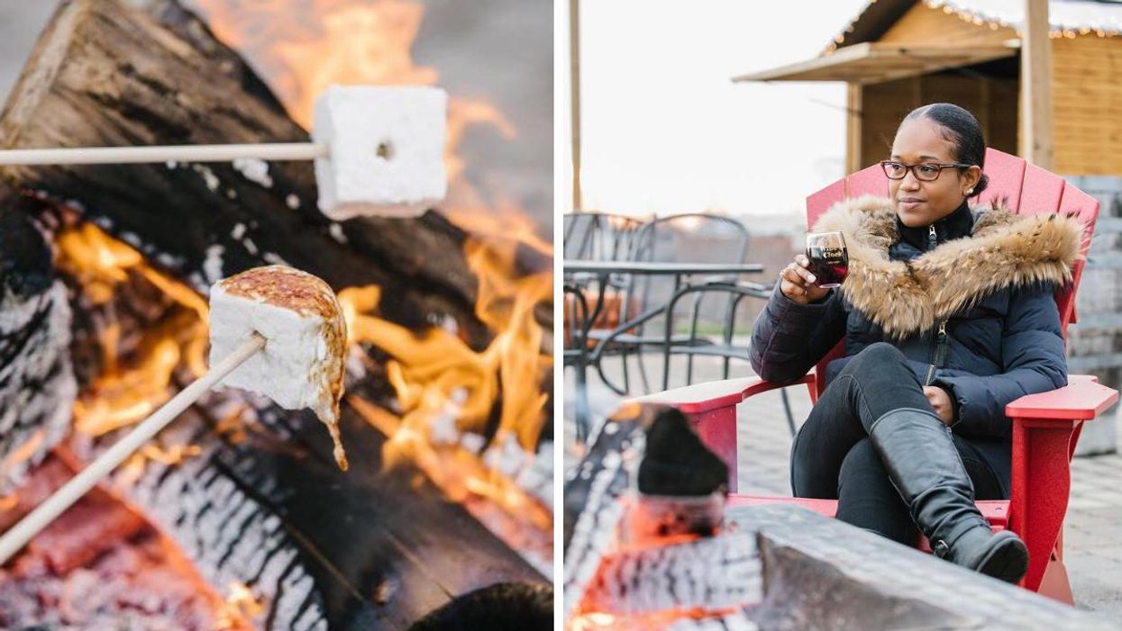 This Niagara Winery Has Cozy Winter Cabanas & You Can Roast Icewine Marshmallows