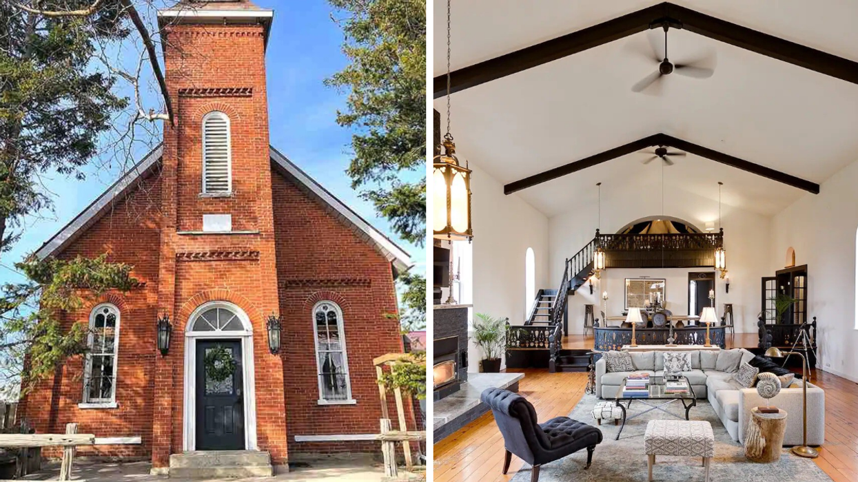 This Ontario Airbnb Used To Be An Old Church & Now It's An Unreal Getaway Spot (PHOTOS)