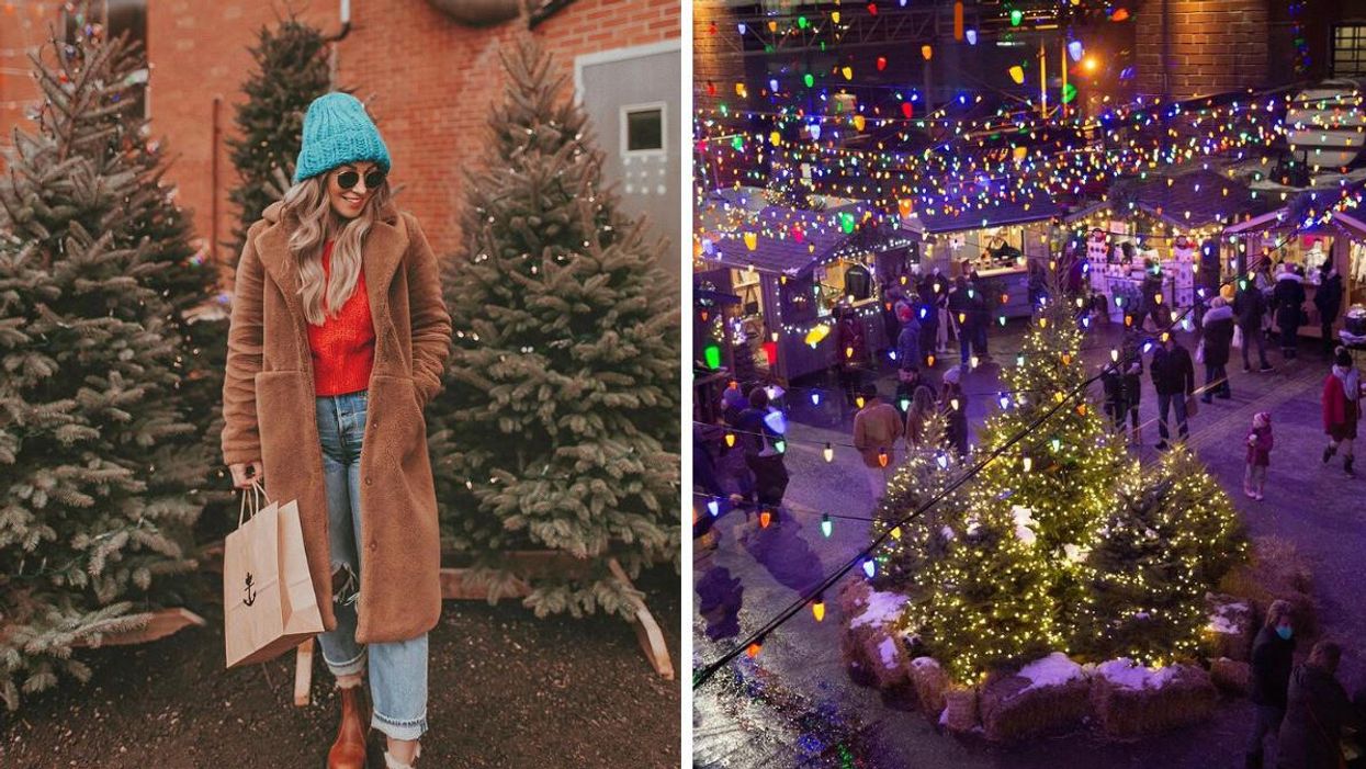 This Ontario Christmas Market Is Transforming An Old Cereal Factory Into A 'Twinkle Town'