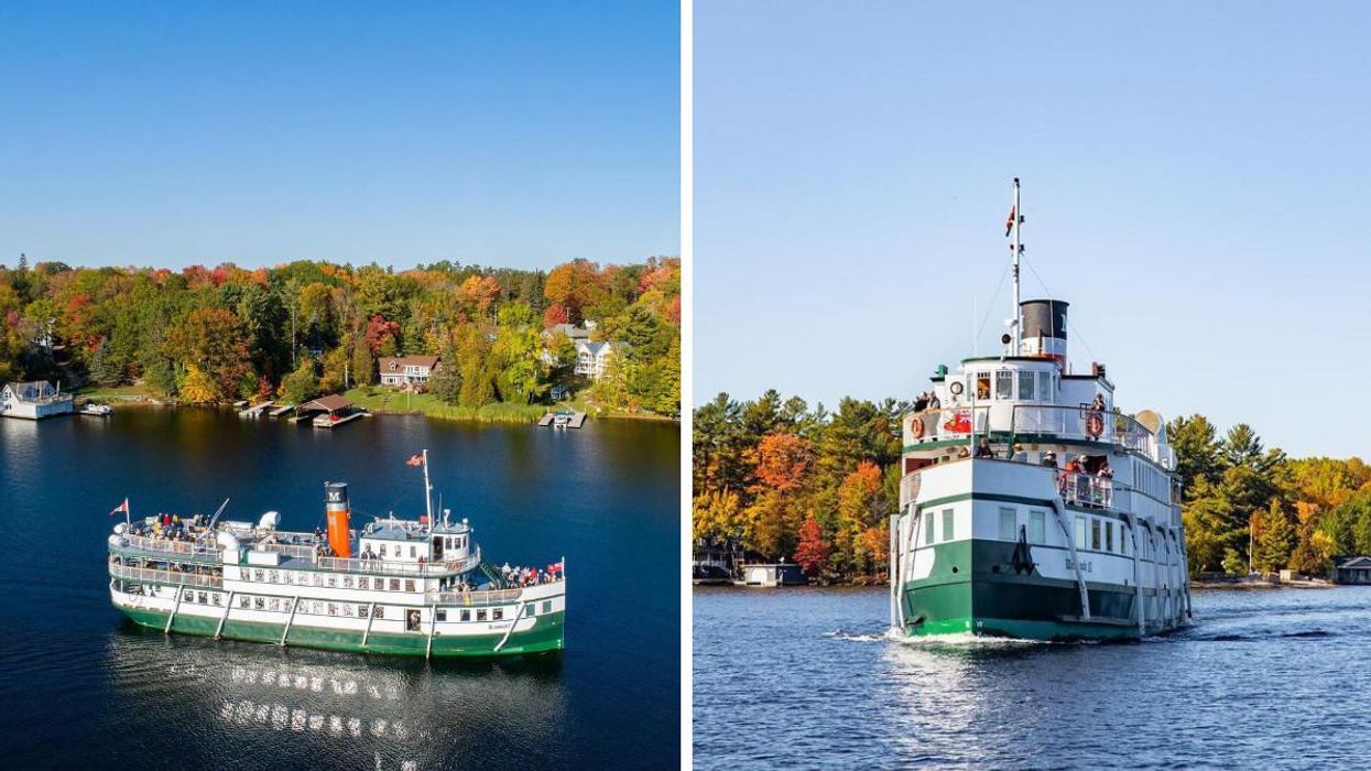 This Ontario Cruise Will Take You Past The Colourful Foliage On A Historic Steamship