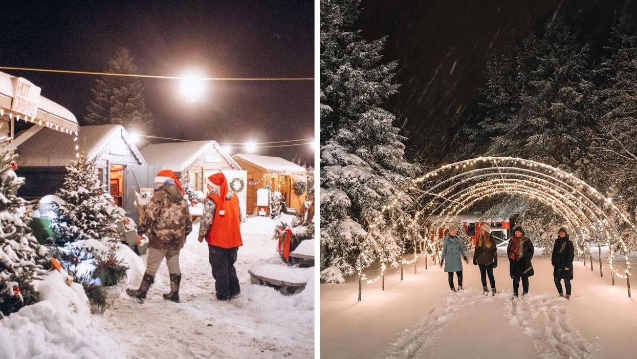 This Ontario Farm Is Transforming Into A Magical Christmas Village With Twinkling Lights