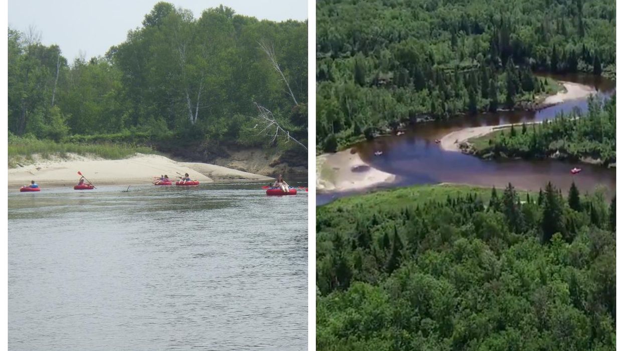 This Ontario Lazy River Has Over A Dozen Sandy Beaches To Swim At