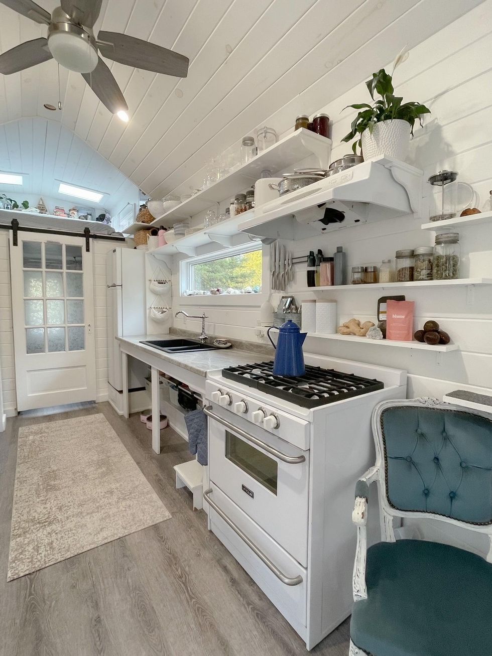 This Ontario Tiny Home For Sale Is $150K & You Can Stargaze From Bed In A Boho Dreamland