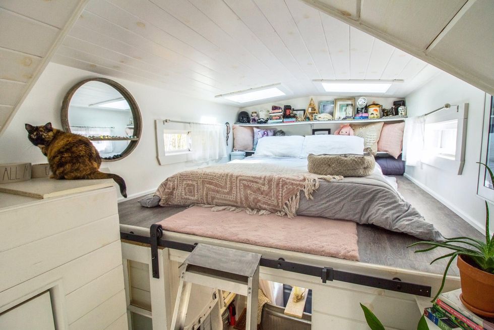 This Ontario Tiny Home For Sale Is $150K & You Can Stargaze From Bed In A Boho Dreamland