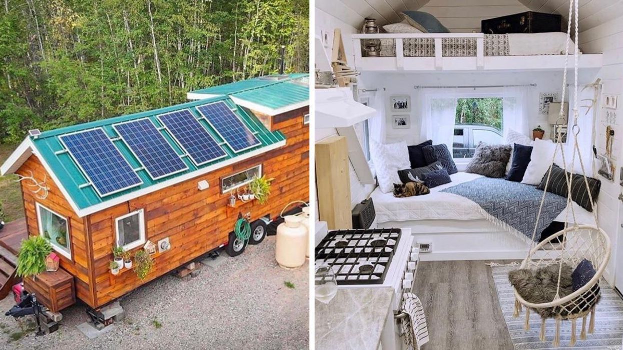 This Ontario Tiny Home For Sale Is $150K & You Can Stargaze From Bed (PHOTOS)