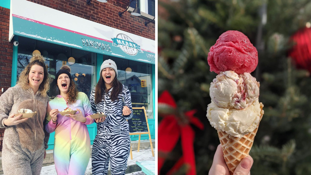 This Ottawa Shop Has 14 Festive Flavours Of Ice Cream & One Tastes Like Gingerbread Cookies