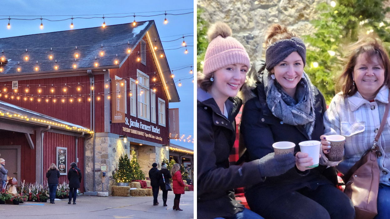 This quaint spot near Toronto has festive night markets & cozy holiday events this season