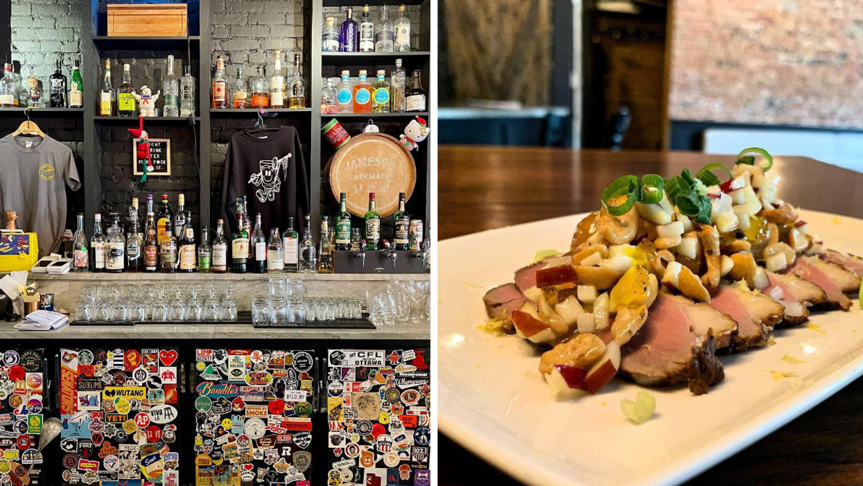This Restaurant In Ottawa Is A Retro Gin Joint With A Menu Of Epic Snacks Served All Night