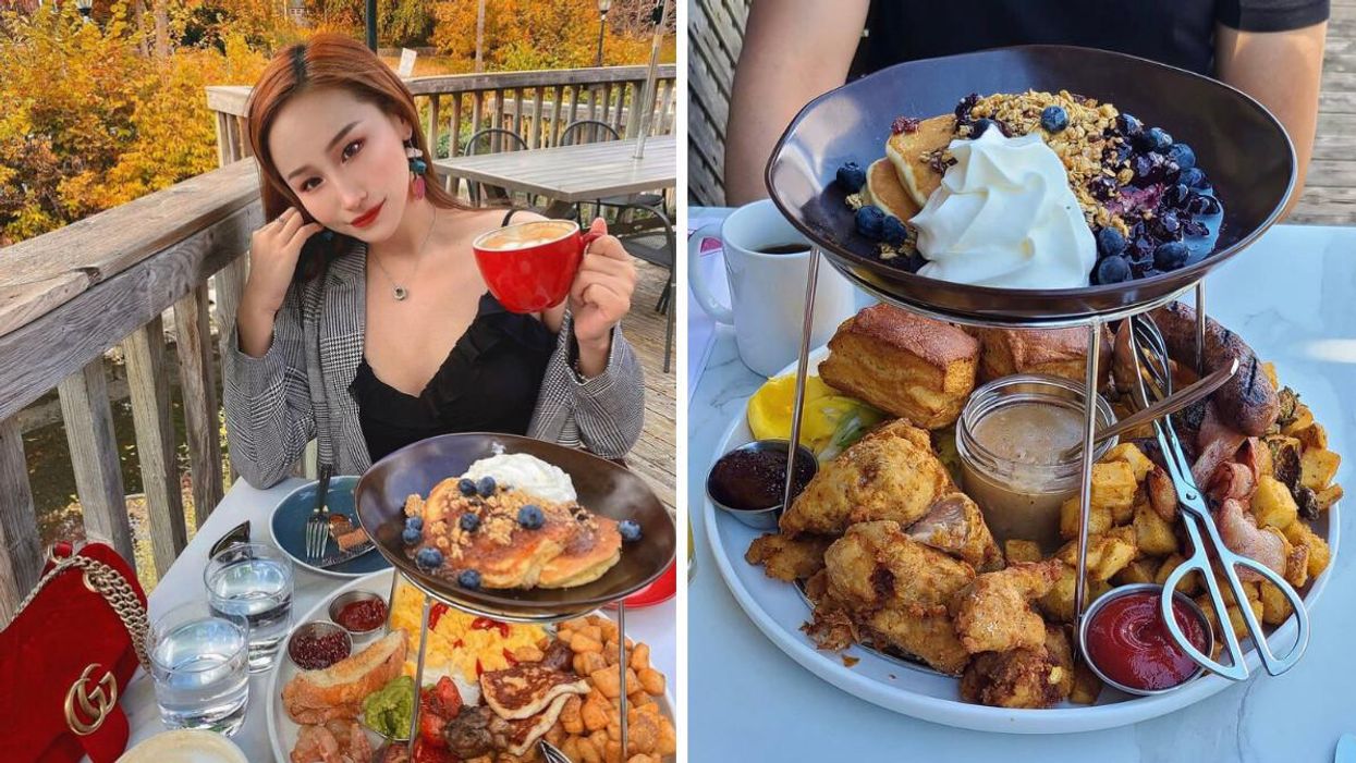 This Restaurant Near Toronto Serves Drool-Worthy Brunch Towers With A View