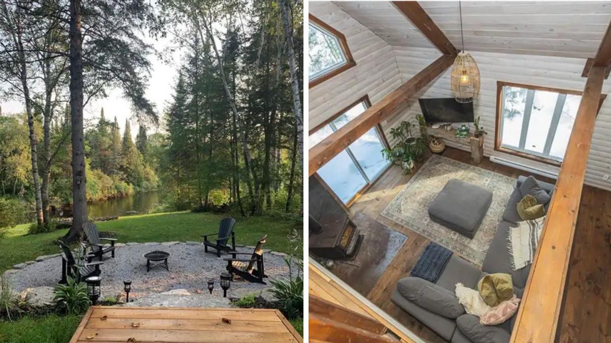 This Riverfront Home For Sale In Ontario Looks Like A Private Resort & Costs Under $700K