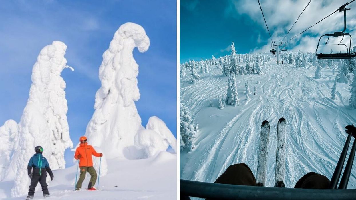 This Ski Resort In BC Is Full Of 'Snow Ghosts' & They Look Seriously Creepy